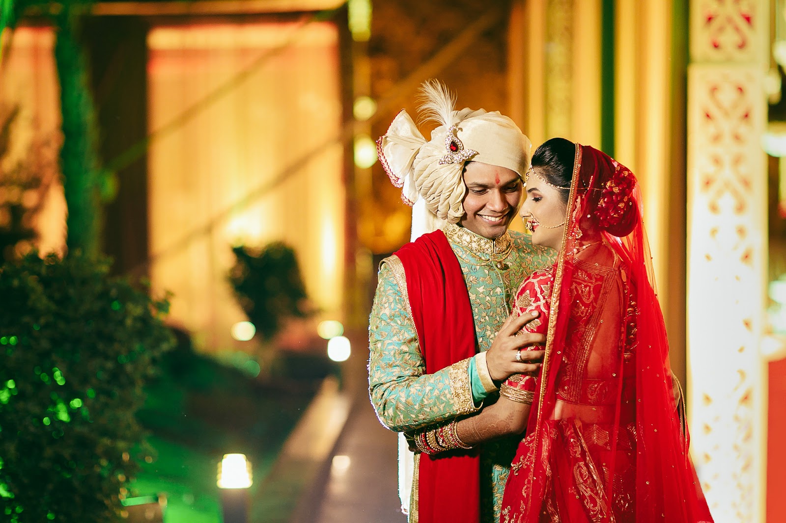 Wedding Couple Portrait Gujarat